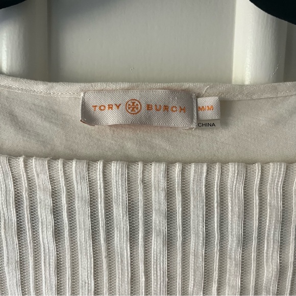 Tory Burch Floral Lace Cotton Blouse - Picture 5 of 6